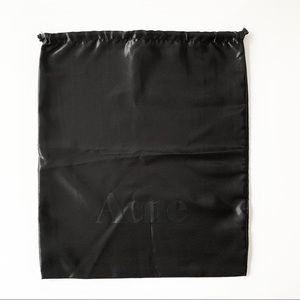 ACNE STUDIO | 1PC CANVAS DUST BAG BIG WITH DRAWSTRING ORIGINAL LOGO BLACK